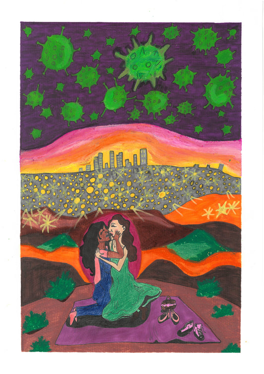 Based on a dream I had, on a3 paper.