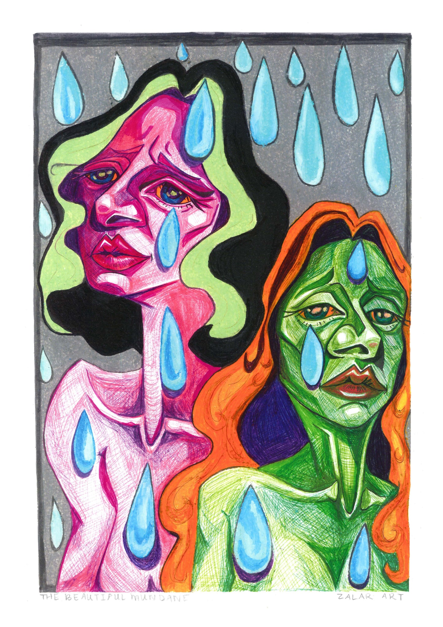 THE BEAUTIFUL MUNDANE, PRINT IN COLOUR.