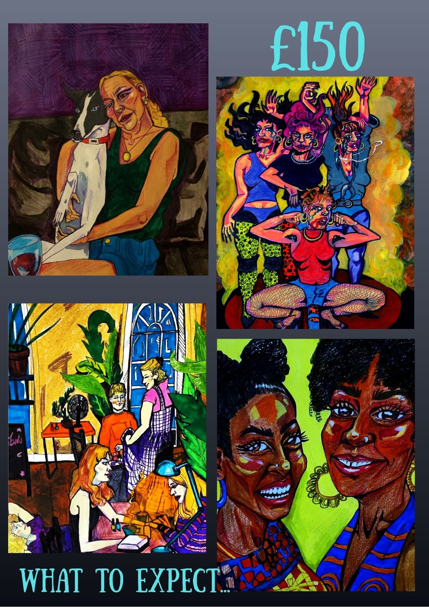 Original Personalised Painting Commission.