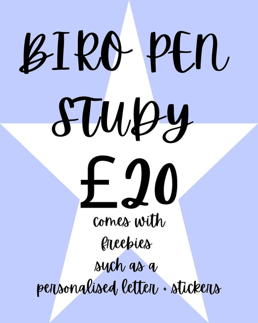 Biro Pen study commission !!