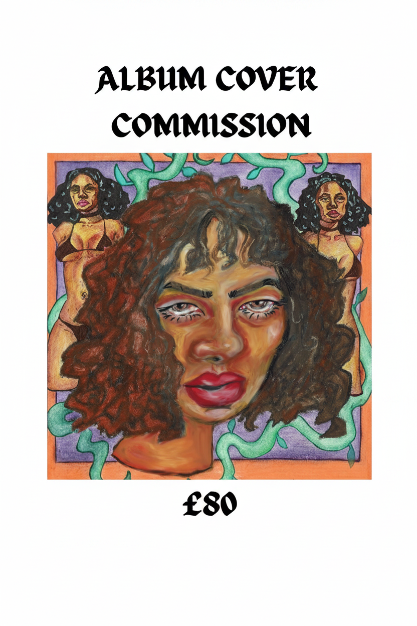 Album Cover Commission - White Background