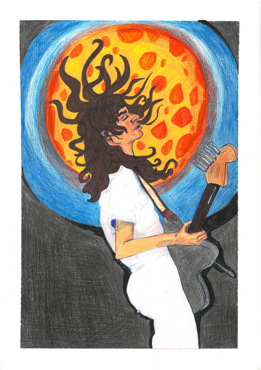 Courtney Barnett PRINT, A4 in size.