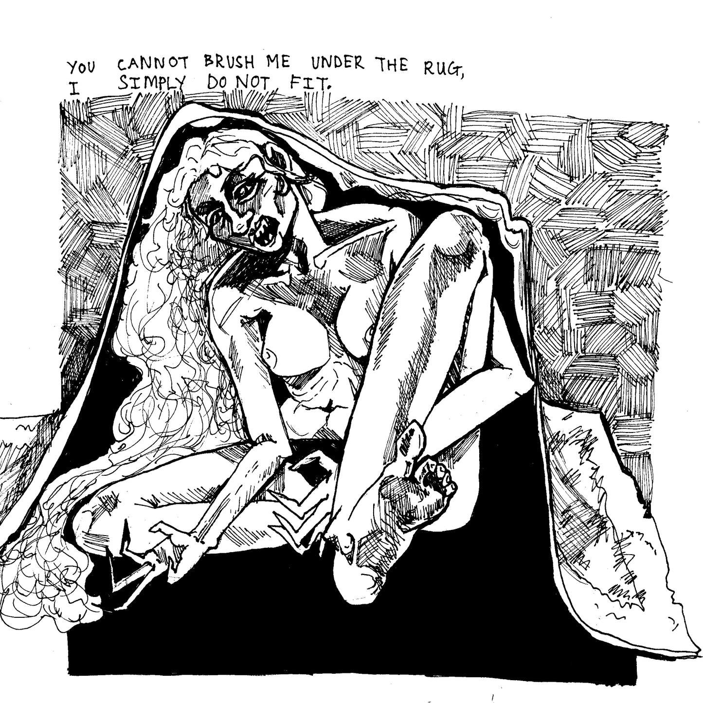 original concept illustarted with fine-liner and inks on a3 paper.